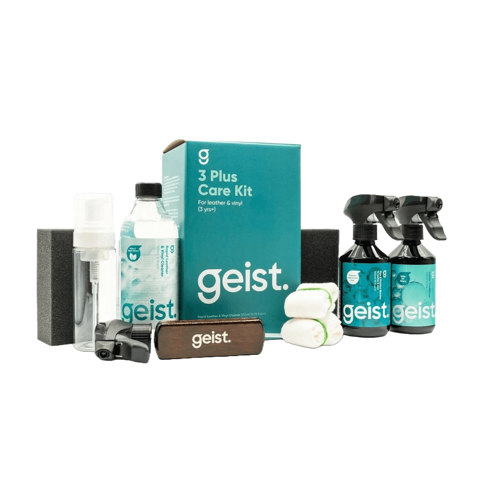 Autó bőrápoló és műbőr ápoló készlet 3 évnél idősebb bőrre - Geist