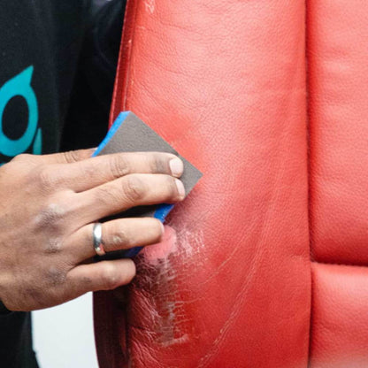 Folyékony műbőr felvitele sérült bőr ülésre - Geist