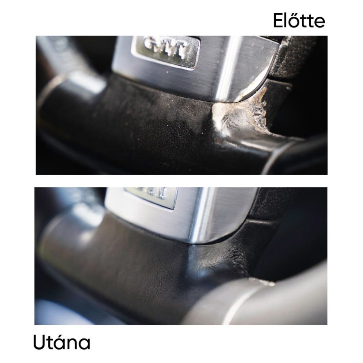 bőrkormány felújítás