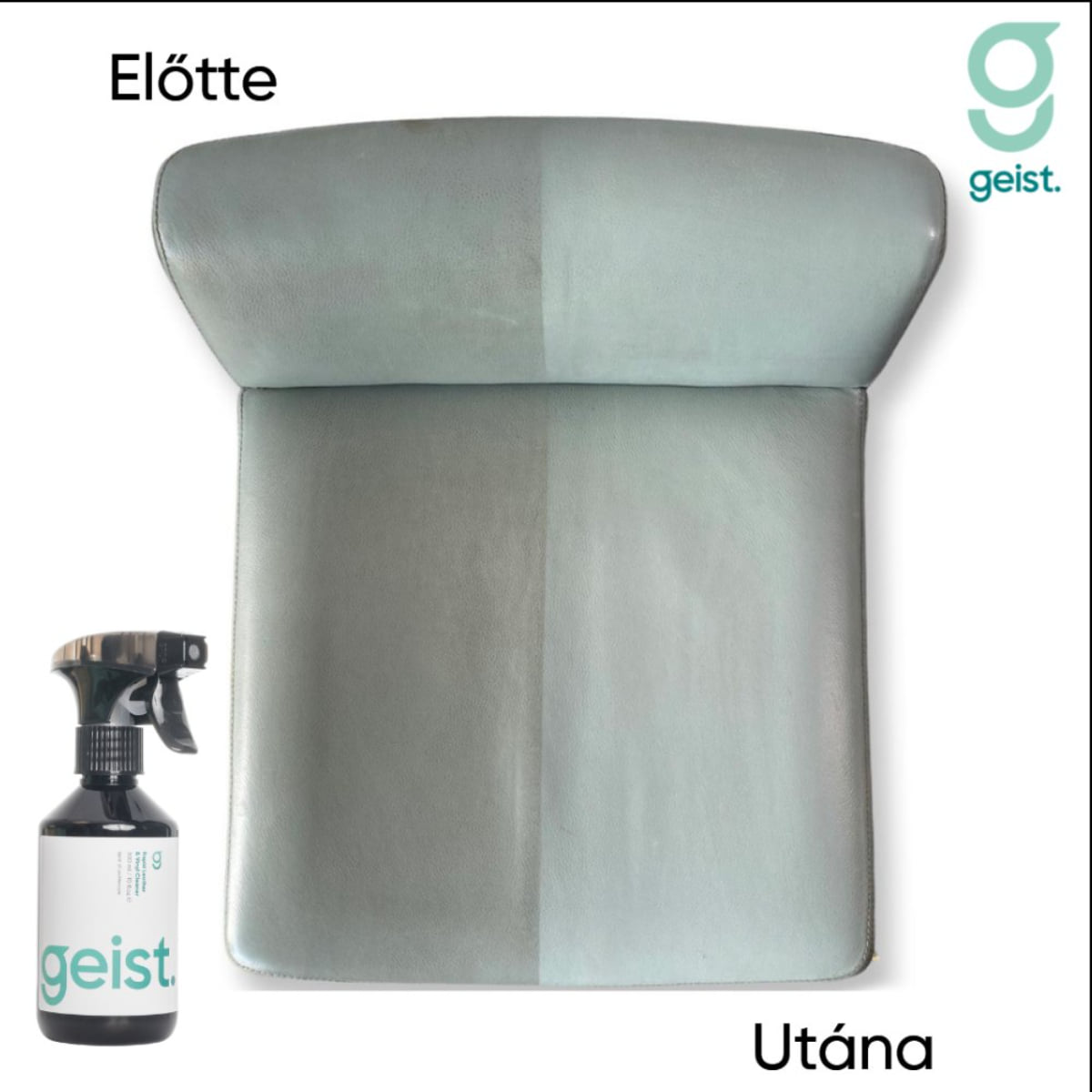 Autó bőrápoló és műbőr ápoló készlet 3 évnél idősebb bőrre - Bőrtisztító használata - Geist
